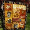 Coffee Every Day Quilt Blanket  Quilt